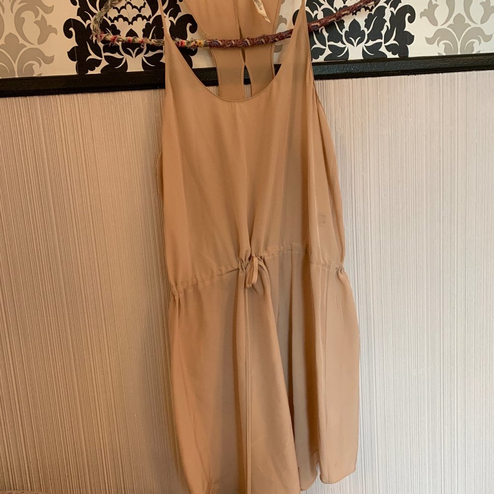 SILK BLUSH DRESS